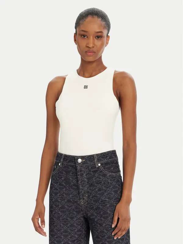 HUGO HUGO Bodi Dasiel 50545196 Écru Slim Fit