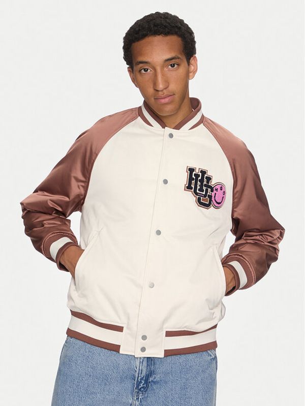 Hugo Hugo Bomber Buckley2431 50517762 Écru Slim Fit