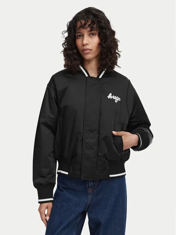 HUGO HUGO Bomber Felax-1_B 50563077 Crna Regular Fit