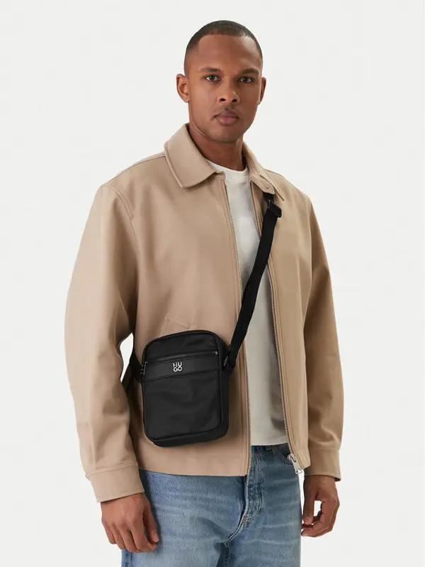 HUGO HUGO Crossover torbica Quantic_N_Ns_Zip 50558388 Crna