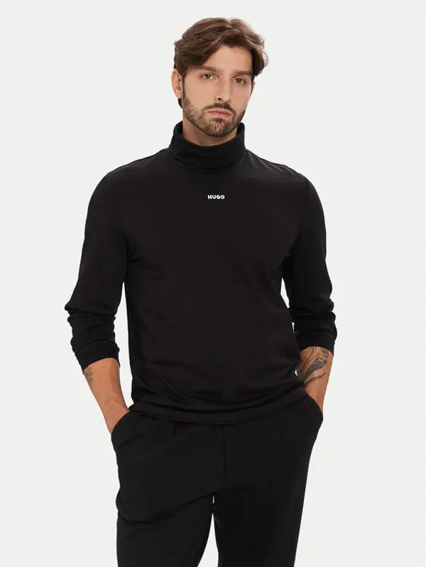 HUGO HUGO Dolčevita Daporollo 50547372 Crna Regular Fit