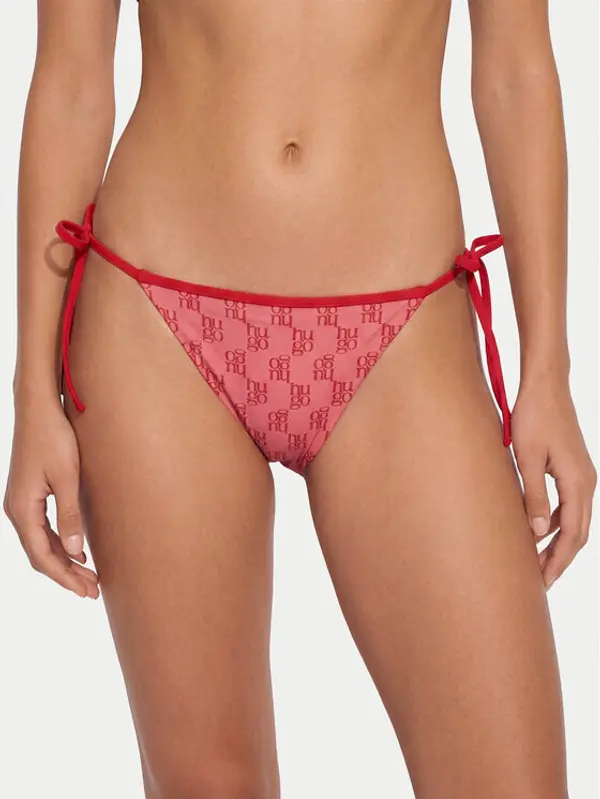 HUGO HUGO Donji dio kupaćeg kostima Monogram Side Tie 50555665 Ružičasta