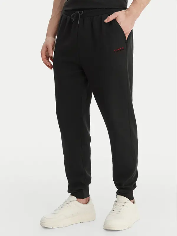 HUGO HUGO Donji dio trenerke Atlas 50557004 Crna Regular Fit