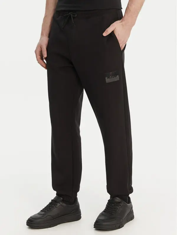 HUGO HUGO Donji dio trenerke Daylony 50557453 Crna Regular Fit