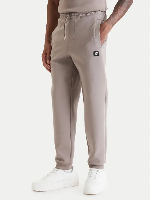 HUGO HUGO Donji dio trenerke Dimacs 50533695 Bež Relaxed Fit