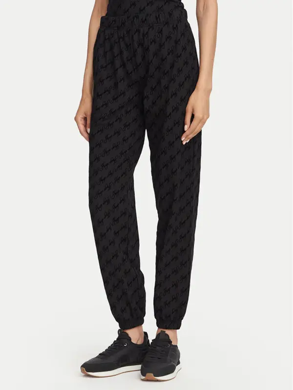 HUGO HUGO Donji dio trenerke Flokky 50566682 Crna Relaxed Fit