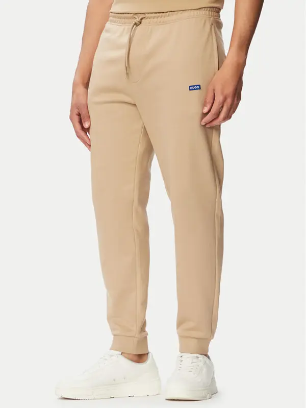 HUGO HUGO Donji dio trenerke Napin 50522372 Bež Regular Fit