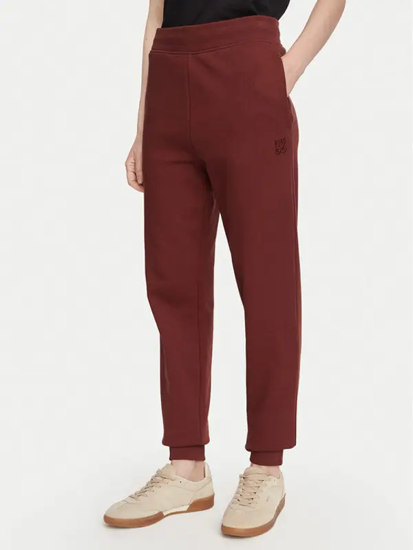 HUGO HUGO Donji dio trenerke Nelfinia 50522417 Smeđa Regular Fit