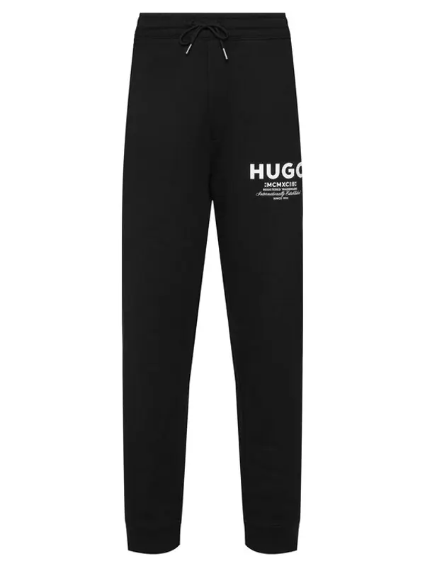 HUGO HUGO Donji dio trenerke Nevez 50510734 Crna Loose Fit