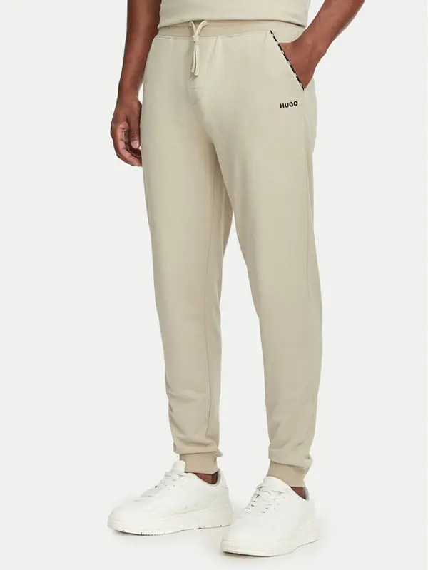HUGO HUGO Donji dio trenerke Noah 50566158 Bež Regular Fit