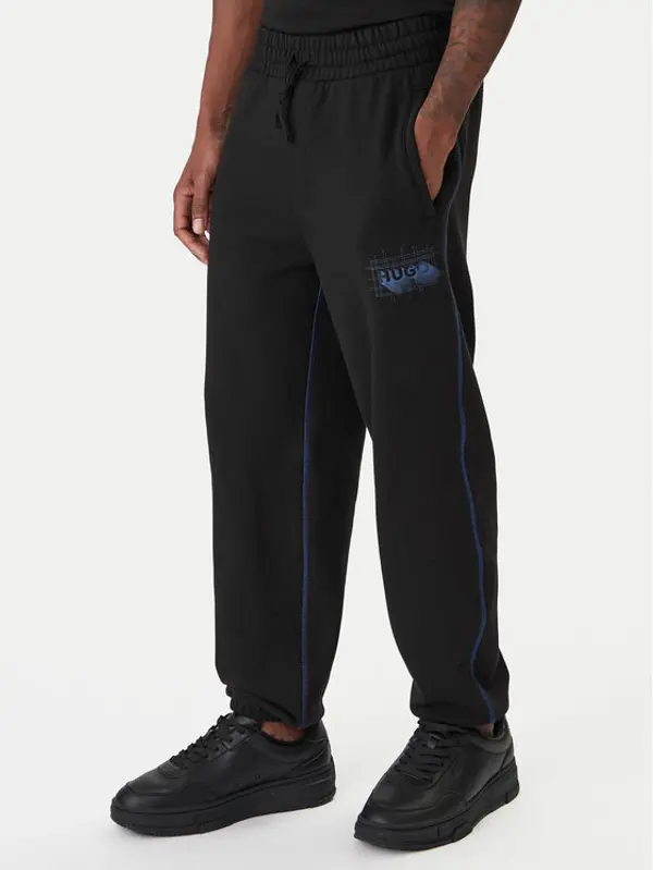 HUGO HUGO Donji dio trenerke Notharos 50553508 Crna Regular Fit
