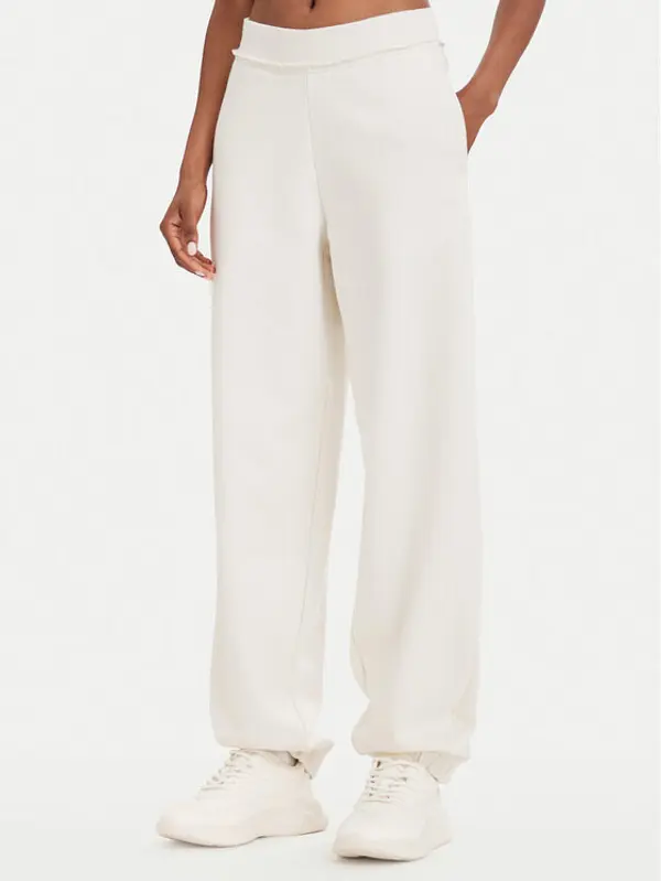 HUGO HUGO Donji dio trenerke Nuembrie_B 50563984 Krem Relaxed Fit