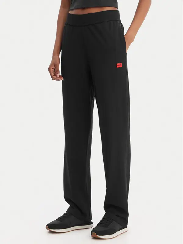 HUGO HUGO Donji dio trenerke Signature 50556808 Crna Regular Fit