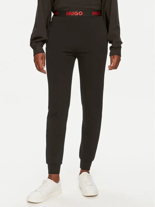 HUGO Hugo Donji dio trenerke Sporty Logo 50520499 Crna Regular Fit