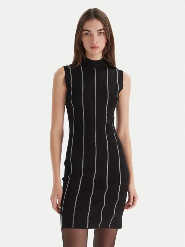 HUGO HUGO Džemper haljina Sbonny 50548258 Crna Slim Fit