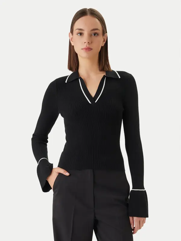HUGO HUGO Džemper Samur 50554077 Crna Slim Fit