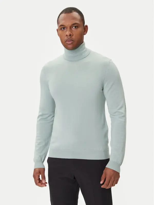 HUGO HUGO Džemper San Thomas-M 50474174 Zelena Regular Fit