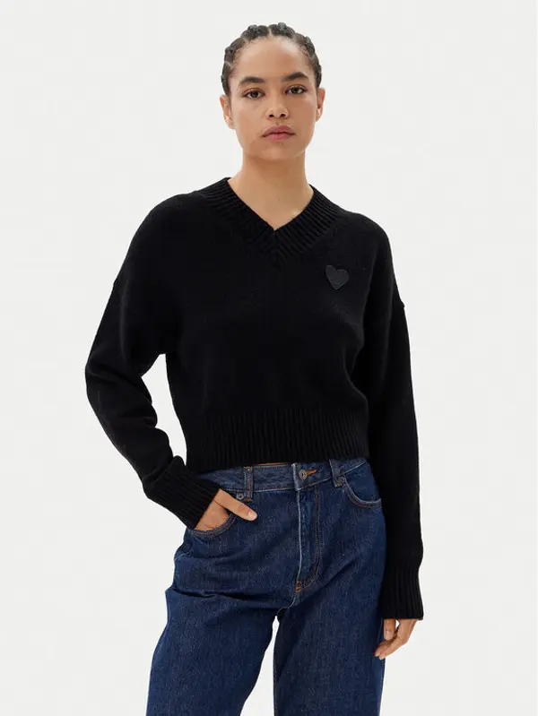 HUGO HUGO Džemper Scutie 50543059 Crna Relaxed Fit