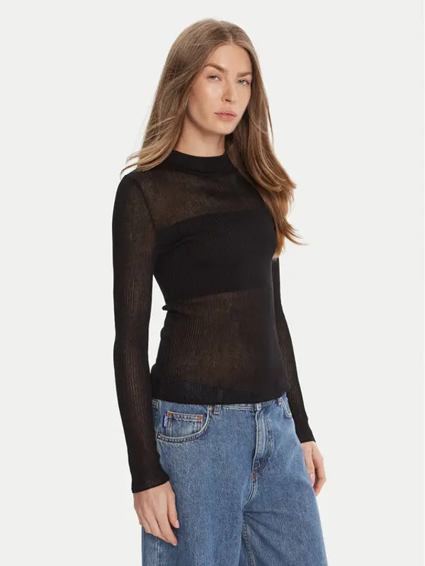 HUGO HUGO Džemper Slumy_B 50543045 Crna Slim Fit