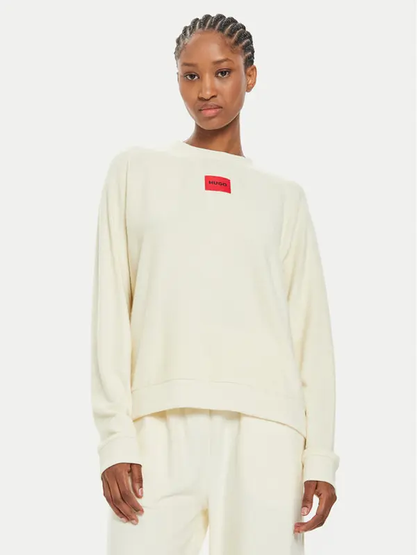 HUGO Hugo Džemper Snoozie 50523414 Écru Regular Fit