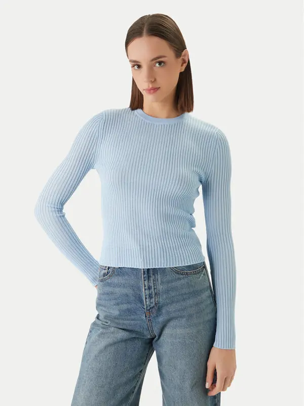 HUGO HUGO Džemper Somya_B 50554221 Svijetloplava Slim Fit