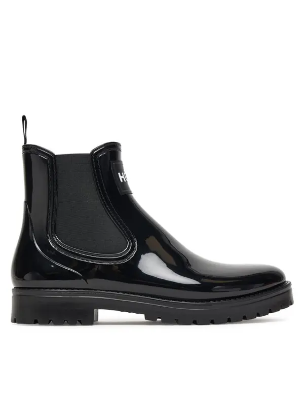 HUGO HUGO Gumene čizme Tabita Rain Bootie 50498397 Crna