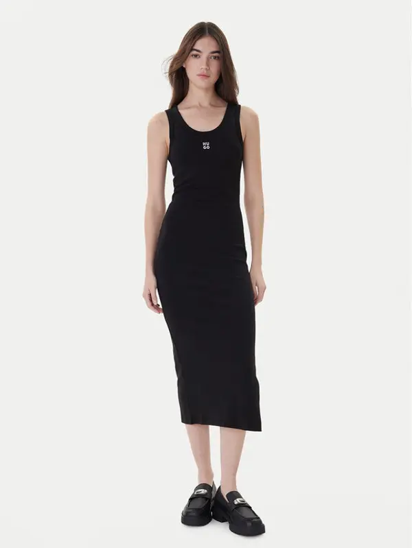 HUGO Hugo Haljina za svaki dan Nalimera 50514521 Crna Slim Fit
