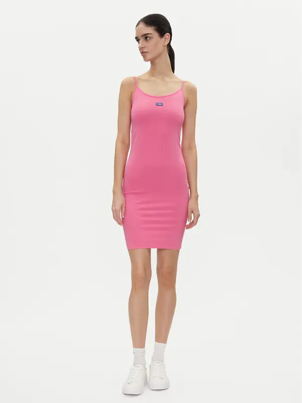 HUGO HUGO Haljina za svaki dan Narya 50538896 Ružičasta Slim Fit