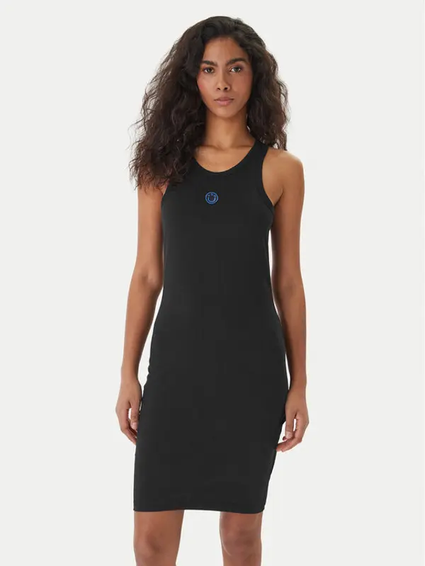 HUGO HUGO Haljina za svaki dan Necerie_B 50563773 Crna Extra Slim Fit