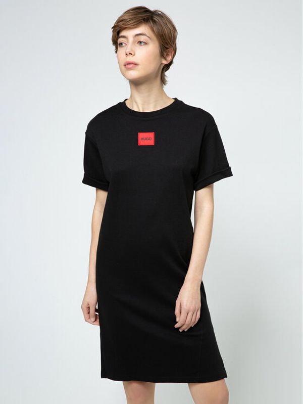 Hugo Hugo Haljina za svaki dan Neyle 50456013 Crna Relaxed Fit