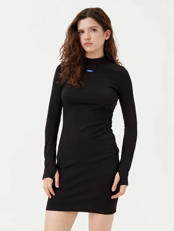HUGO HUGO Haljina za svaki dan Nilla 50531138 Crna Slim Fit