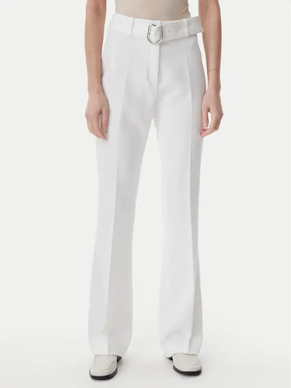 HUGO HUGO Hlače 50537602 Bijela Flare Fit