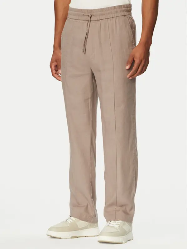 HUGO HUGO Hlače Cino 262FW 50562791 Svijetlo smeđa Straight Fit