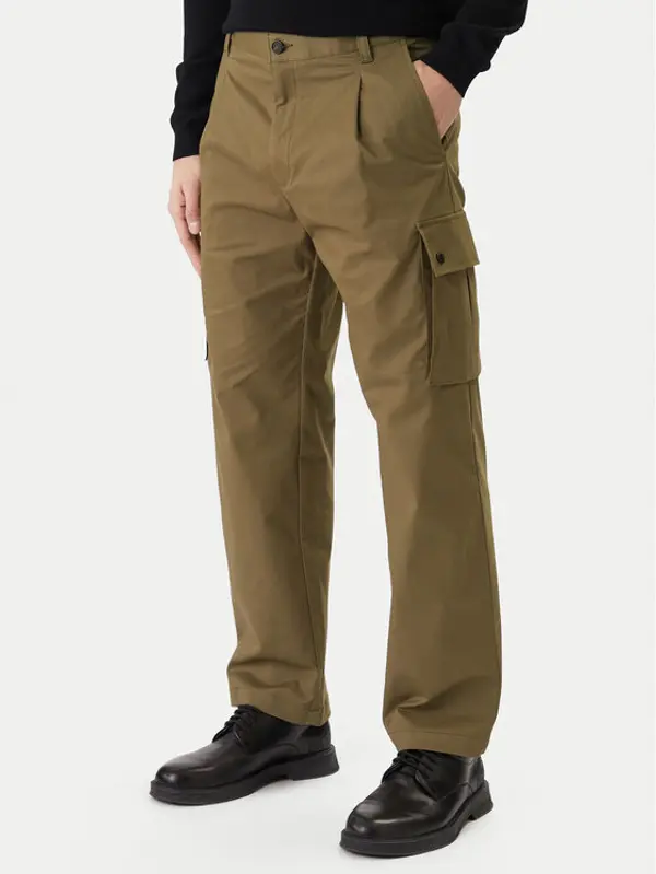 HUGO HUGO Hlače Craysen 50553180 Zelena Straight Fit