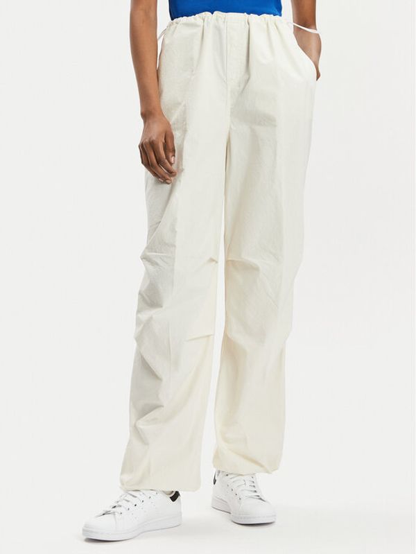 Hugo Hugo Hlače Hafisa 50511331 Écru Baggy Fit