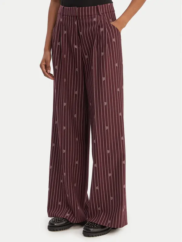 HUGO HUGO Hlače Haviri 50554419 Tamnocrvena Relaxed Fit
