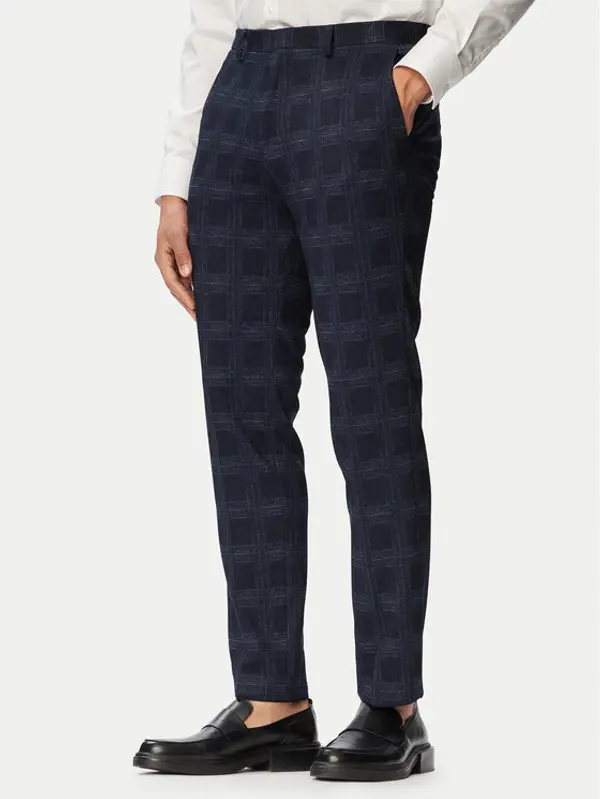 HUGO HUGO Hlače Hesten263X-H spo50565367 Tamnoplava Extra Slim Fit