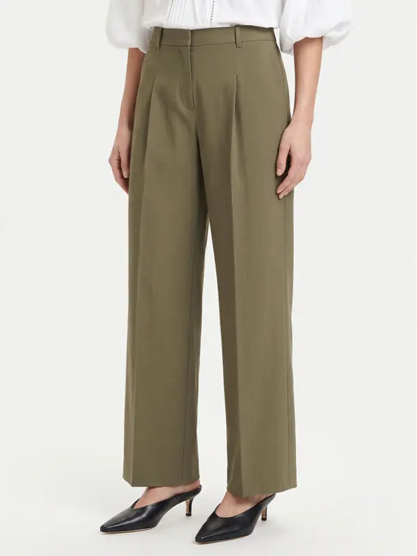 HUGO HUGO Hlače Tiana17 50564491 Zelena Relaxed Fit