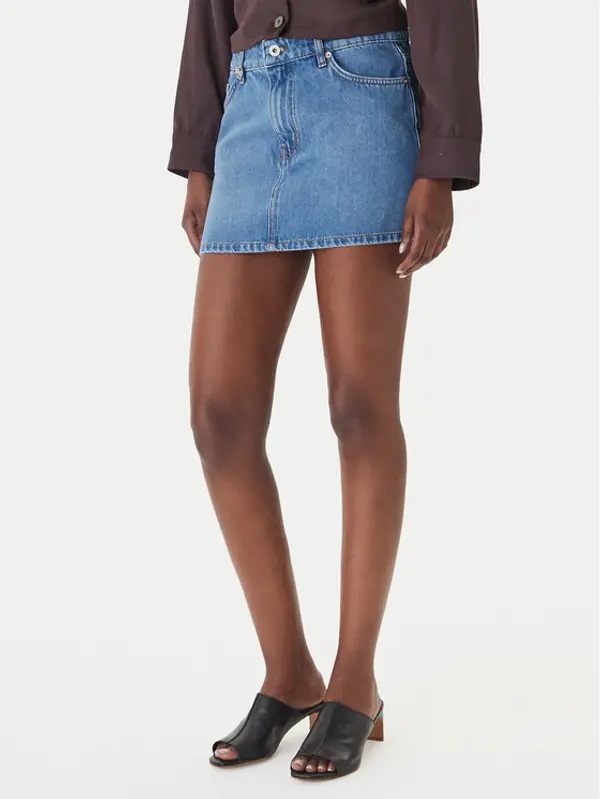 HUGO HUGO Jeans suknja Galanie_B 50559551 Plava Regular Fit