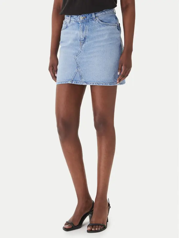 HUGO HUGO Jeans suknja Gatalie 50559749 Plava Regular Fit