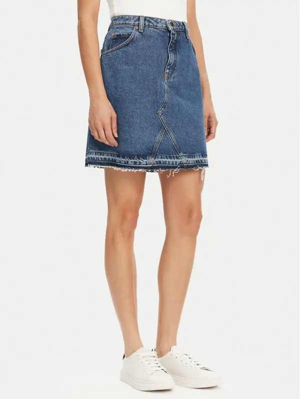 HUGO HUGO Jeans suknja Getina_2 50539762 Plava Regular Fit