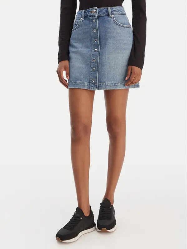 HUGO HUGO Jeans suknja Gilvie 50553182 Plava Regular Fit