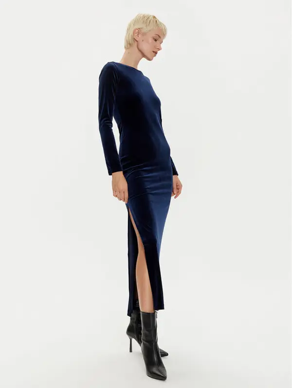 HUGO HUGO Koktel haljina 50522756 Tamnoplava Slim Fit