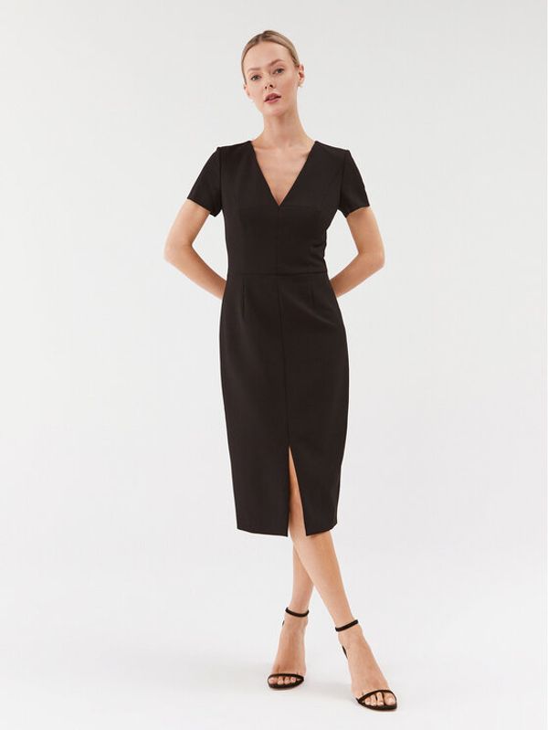 Hugo Hugo Koktel haljina Kalamara 50508611 Crna Regular Fit