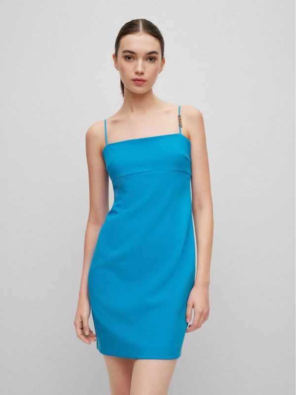 Hugo Hugo Koktel haljina Kamikas 50489215 Plava Slim Fit