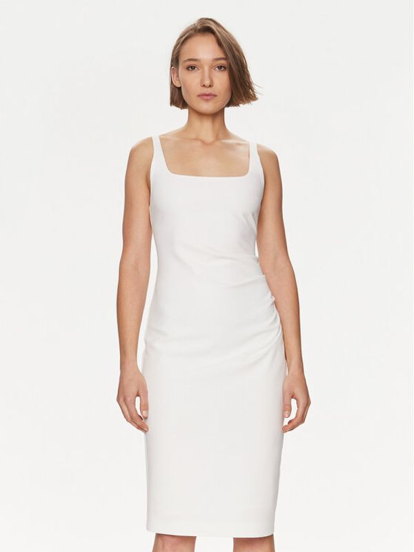 Hugo Hugo Koktel haljina Kanke 50511458 Bijela Slim Fit