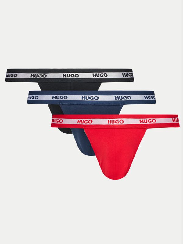 Hugo Hugo Komplet od 3 para gaćica Jock Strap  50517882 Šarena