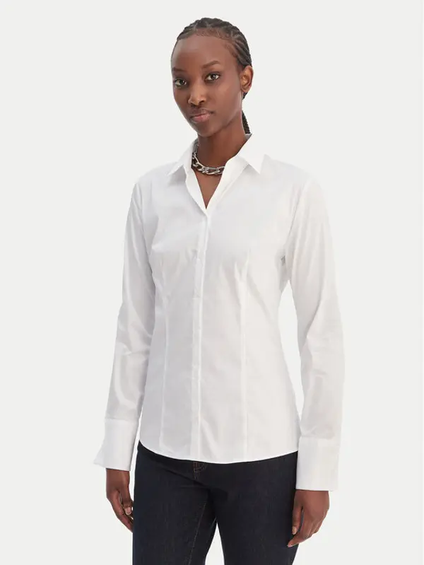 HUGO HUGO Košulja 50554568 Bijela Slim Fit