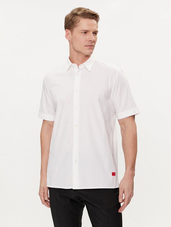 Hugo Hugo Košulja Ebor 50475668 Bijela Relaxed Fit