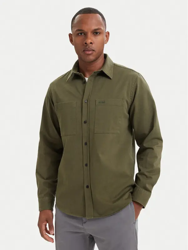 HUGO HUGO Košulja Egrin 50566885 Tamno zelena Regular Fit